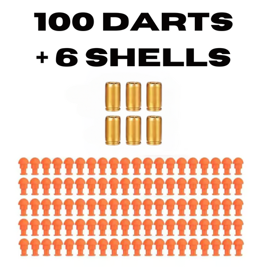 Huge Extra Bullets Pack (X100 Darts + X6 Shells)